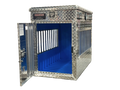 Dog Box 55070 Hunter Series Single Compartment with Top Storage / Tall / 21 W x 38 D x 31 H / All Season Vents / Diamond Tread Aluminum / Owens Products