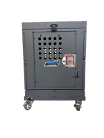Utility Cart Dog Box Accessory 55261 Professional K9 Series / For Large Collapsible Single Compartment / Mill Finish Aluminum / Owens Products - K9 Dog Boxes