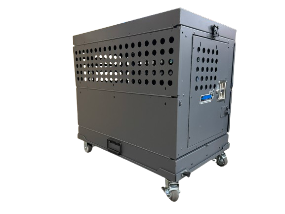 Utility Cart Dog Box Accessory 55256 Professional K9 Series / For X-Large Collapsible Single Compartment / Mill Finish Aluminum / Owens Products
