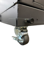 Utility Cart Dog Box Accessory 55261 Professional K9 Series / For Large Collapsible Single Compartment / Mill Finish Aluminum / Owens Products - K9 Dog Boxes