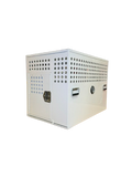 Dog Crate 55328 Professional K9 Series Tactical Single Compartment / End Door / 24 W x 36 D x 29 H / Holes for Ventilation / Mill Finish Aluminum / Owens Products