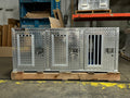 Dog Box 55114R Hunter Series Tall Trailer Triple Compartment / 58 W X 40 D X 24 H / Right Swing Doors / Tall / Diamond Tread Aluminum / Owens Products