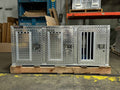 Dog Box 55114LV Hunter Series Tall Trailer Triple Compartment / 58 W X 40 D X 24 H / Left Swing Doors / Tall / Diamond Tread Aluminum / Owens Products