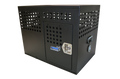 Dog Crate 55324 Professional K9 Series XL Tactical Single Compartment / Side Door / 40 W x 26 D x 30 H / Holes for Ventilation / Black / Mill Finish Aluminum / Owens Products - K9 Dog Boxes